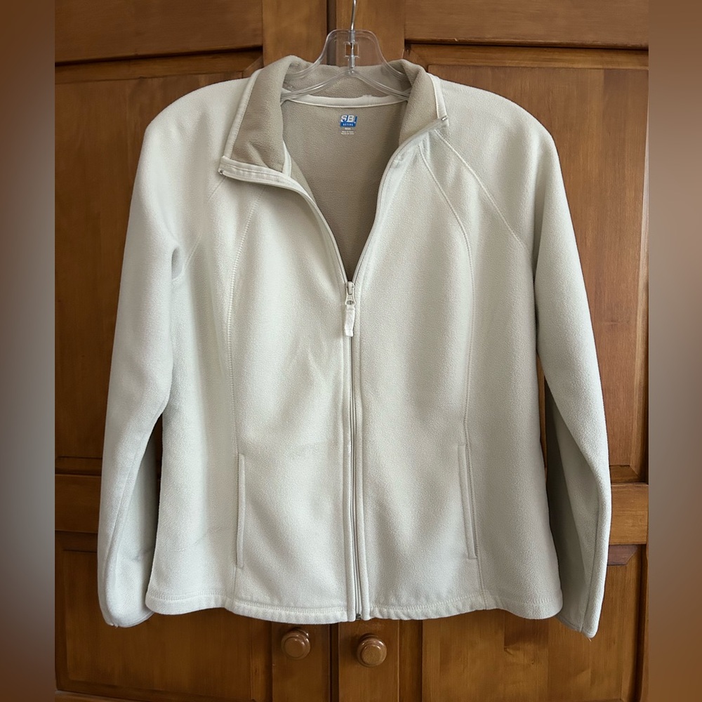 SJB Active Women's Cream Fleece Jacket Size S